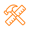 hammper and ruller icon